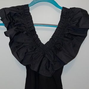 Pants Store Flying Tomato Ruffle V-Neck Bodysuit